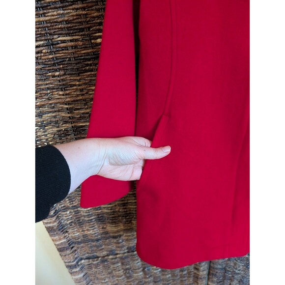 NWOT Pendleton Wool Duffle Pea Coat Women's Small Red Hudson Bay Classy Winter - Picture 4 of 11
